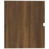 Barna tölgy színű szerelt fa mosdószekrény 60x38,5x45 cm