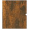 Füstös tölgyszínű szerelt fa mosdószekrény 100 x 38,5 x 45 cm