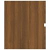 Barna tölgyszínű szerelt fa mosdószekrény 100 x 38,5 x 45 cm