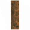 Füstös tölgy színű szerelt fa fali polc 75 x 16 x 55 cm