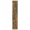 Füstös tölgyszínű szerelt fa fali polc 36 x 16 x 90 cm