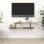 Füstös tölgyszínű szerelt fa fali tv-polc 125 x 18 x 23 cm