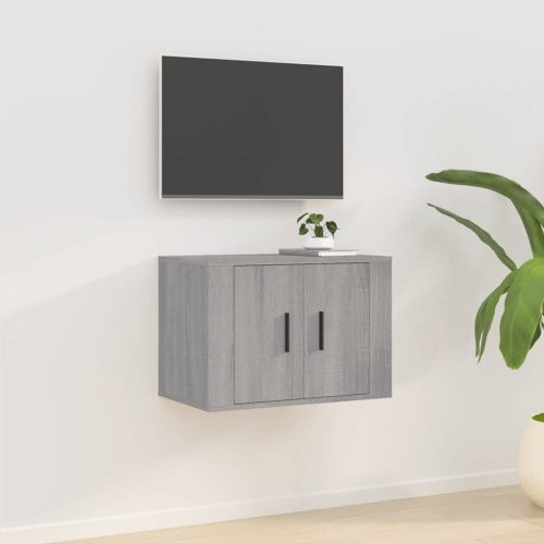 Szürke sonoma színű fali tv-szekrény 57 x 34,5 x 40 cm