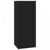 Fekete fali tv-szekrény 40x34,5x100 cm