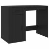 Fekete szerelt fa íróasztal 100 x 49 x 75 cm