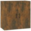 Füstös tölgy színű szerelt fa fali szekrény 60 x 30 x 60 cm