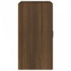 Barna tölgyszínű szerelt fa faliszekrény 60 x 31 x 60 cm