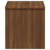 Barna tölgyszínű szerelt fa dohányzóasztal 102x50,5x52,5 cm