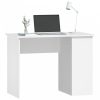 Fehér szerelt fa íróasztal 100x55x75 cm