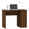 Barna tölgyszínű szerelt fa íróasztal 100 x 55 x 75 cm