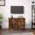 Füstös tölgyszínű szerelt fa TV-szekrény ajtókkal 60x35x45 cm