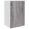 Szürke sonoma színű szerelt fa függőszekrény 39,5 x 31 x 60 cm