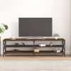 Barna tölgyszínű szerelt fa TV-szekrény 180x40x50 cm