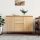 Sonoma-tölgyszínű szerelt fa tálalószekrény 104 x 35 x 70 cm