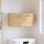 Sonoma-tölgyszínű szerelt fa faliszekrény 60 x 36,5 x 35 cm