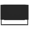 Fekete szerelt fa dohányzóasztal 60x50x36,5 cm