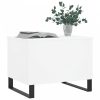 Fehér szerelt fa dohányzóasztal 60x44,5x45 cm