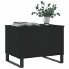 Fekete szerelt fa dohányzóasztal 60x44,5x45 cm