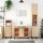 Sonoma-tölgyszínű műfa mosdószekrény 80 x 33 x 60 cm