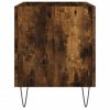 Füstös tölgyszínű szerelt fa hanglemezszekrény 74,5x38x48 cm