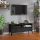 Fekete szerelt fa TV-szekrény 100 x 34,5 x 44,5 cm