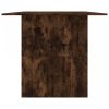 Füstös tölgyszínű szerelt fa étkezőasztal 180 x 90 x 76 cm