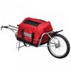 Bicikli pótkocsi egykerekű tároló táska