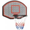 Fekete polietilén kosárlabdapalánk 71 x 45 x 2 cm