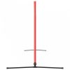 Fekete és piros poliészter teniszháló 400 x 100 x 87 cm