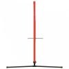 Fekete és piros poliészter teniszháló 600x100x87 cm