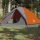 190T Taffeta 6-személyes szürke-narancs sátor 348x340x190 cm